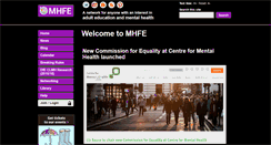 Desktop Screenshot of mhfe.org.uk