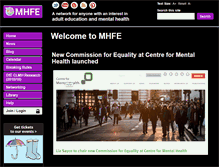 Tablet Screenshot of mhfe.org.uk